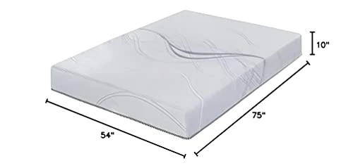 10 Inch Hybrid Spring Mattress,Gel Memory Foam,White (Full) 4 10 Inch Hybrid Spring Mattress,Gel Memory Foam,White (Full) - Image 2