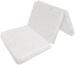 Trifold Mattress Topper For Pack N Play 37.5x26x2 Inch, Breathable Soft Portable Foldable Playard Mattress, Playpen Mattress For Pack And Play Crib,Mini Crib Mattress, Dots -Delta Children Shop 21dhThDlGML. AC