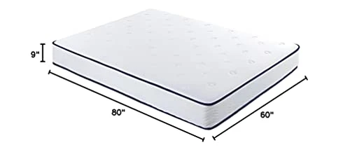 9 Inch Breeze Gel Infused Memory Foam Innerspring Mattress, Mattress In A Box, CertiPUR-US Certified, Queen 4 9 Inch Breeze Gel Infused Memory Foam Innerspring Mattress, Mattress In A Box, CertiPUR-US Certified, Queen - Image 2
