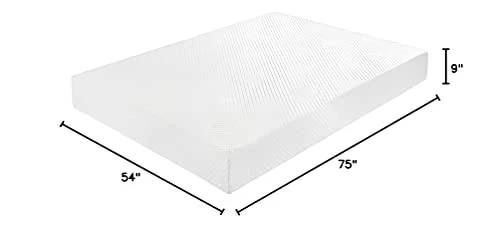 9 Inch I-Gel Multi Layered Memory Foam Mattress, Full, White 4 9 Inch I-Gel Multi Layered Memory Foam Mattress, Full, White - Image 2