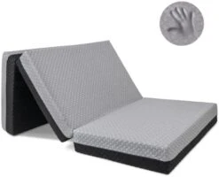 Dual Sided Premium Tri Folding Mattress, Memory Foam Foldable Mattress With Waterproof Washable Cover, Full (73"x 52"x 6") + Bonus Eye Mask Included -Delta Children Shop 31 4EqkdCTL. AC