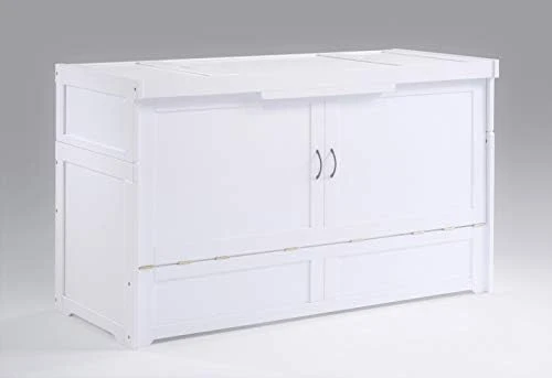Murphy Cube Queen Cabinet Bed Professionally Assembled By SDS Cabinet Beds With Custom 6'' Memory Foam Mattress (Limited & Exclusive To SDS, Antique White Finish), White (Antique Finish) 12 Murphy Cube Queen Cabinet Bed Professionally Assembled By SDS Cabinet Beds With Custom 6'' Memory Foam Mattress (Limited & Exclusive To SDS, Antique White Finish), White (Antique Finish) - Image 10