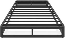 6 Inch Queen Bed Frame With Round Corner Edges, Low Profile Queen Metal Platform Bed Frame With Steel Slat Support, No Box Spring Needed/Easy Assembly/Noise Free Mattress Foundation -Delta Children Shop 319iDfoApAL. AC