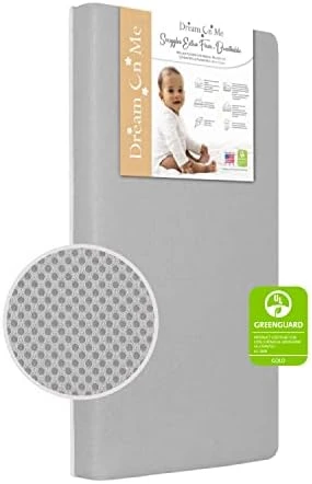 Dream On Me Sunset 3” Extra Firm Fiber Crib Mattress, Greenguard Gold Certified, Waterproof Vinyl Cover, Baby Mattresses For Cribs, Fits Mini And Portable Cribs 9 Dream On Me Sunset 3” Extra Firm Fiber Crib Mattress, Greenguard Gold Certified, Waterproof Vinyl Cover, Baby Mattresses For Cribs, Fits Mini And Portable Cribs - Image 7