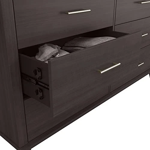 Somerset Headboard, Dressers And Nightstands Bedroom Set, Full/Queen, Storm Gray 7 Somerset Headboard, Dressers And Nightstands Bedroom Set, Full/Queen, Storm Gray - Image 5