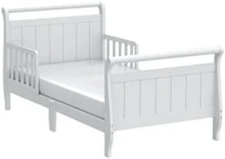 Delta Children Wood Toddler Bed Sleigh, Crib, White 29 Delta Children Wood Toddler Bed Sleigh, Crib, White -Delta Children Shop 31BrpY6YXxL. AC