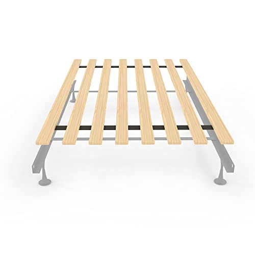 0.75-Inch Vertical Mattress Support Wooden Bunkie Board/Slats, King, Beige 3 0.75-Inch Vertical Mattress Support Wooden Bunkie Board/Slats, King, Beige