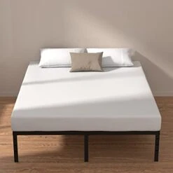 14 Inch Queen Size Platform Bed Frame Reinforced Mattress Foundation Support Heavy Duty Bedframes No Box Spring Need With Storage -Delta Children Shop 31DEPhC9wRL