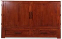 Emurphybed Daily Delight Murphy Cabinet Chest Bed With Charging Station & 6" Memory Foam Mattress, (Twin XL, Cherry) 11 Emurphybed Daily Delight Murphy Cabinet Chest Bed With Charging Station & 6" Memory Foam Mattress, (Twin XL, Cherry) -Delta Children Shop 31FbiAa5XvL. AC