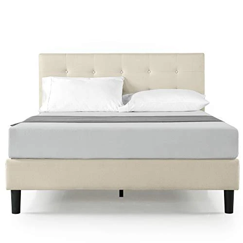 Ibidun Upholstered Button Tufted Platform Bed/Mattress, Queen, Beige & 12 Inch Green Tea Cooling Gel Memory Foam Mattress/Cooling Gel Foam, Queen 3 Ibidun Upholstered Button Tufted Platform Bed/Mattress, Queen, Beige & 12 Inch Green Tea Cooling Gel Memory Foam Mattress/Cooling Gel Foam, Queen