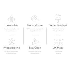 Thick Travel Cot Mattress, Fits Mothercare/Argos Etc, 100x70cm -Delta Children Shop 31JU9G73QJL