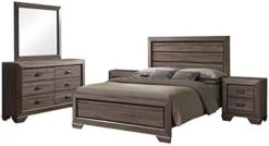 - Black/Brown Wood Queen Size Bedroom Furniture Set, Bed, Dresser, Mirror & 2 Nightstands 17 - Black/Brown Wood Queen Size Bedroom Furniture Set, Bed, Dresser, Mirror & 2 Nightstands -Delta Children Shop 31KNiiE50gL. AC 1