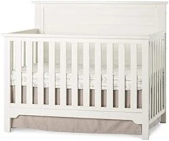 Child Craft Farmhouse Flat Top 4-in-1 Convertible Crib (Brushed Cotton) -Delta Children Shop 31LORxtPKfL. AC