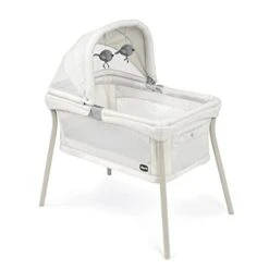 Chicco LullaGo Nest Portable Bassinet - Dove | Beige -Delta Children Shop 31LbnYw6iL