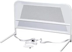 Double Pack Mesh And Steel Telescopic Toddler Child Bed Rail Guard 39 Inches Long For Twin, Double, Full Size Queen, And King Mattress, White -Delta Children Shop 31MXZSeP23L. AC