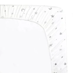 American Baby Company Printed 100% Cotton Jersey Knit Fitted Crib Sheet For Standard Crib And Toddler Mattresses, Grey Stars And Moon, 1 Count (Pack Of 1) (Pack Of 1) 21 American Baby Company Printed 100% Cotton Jersey Knit Fitted Crib Sheet For Standard Crib And Toddler Mattresses, Grey Stars And Moon, 1 Count (Pack Of 1) (Pack Of 1) -Delta Children Shop 31NSueqjDpL