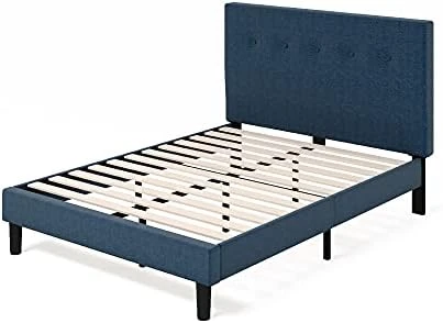 Omkaram Upholstered Platform Bed With Wood Slat Support, Full & 10 Inch Gel-Infused Green Tea Memory Foam Mattress, Full 7 Omkaram Upholstered Platform Bed With Wood Slat Support, Full & 10 Inch Gel-Infused Green Tea Memory Foam Mattress, Full - Image 5