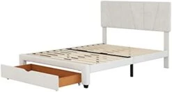 4-Pieces Bedroom Funiture Set With Storage Bench, Full Upholstered Bed, 2 Nightstands And Bench Ottoman End Of Bed -Delta Children Shop 31QTLI2yJUL. AC