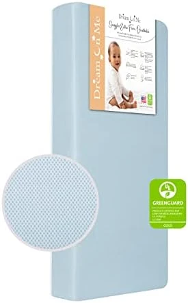 Dream On Me Sunset 3” Extra Firm Fiber Crib Mattress, Greenguard Gold Certified, Waterproof Vinyl Cover, Baby Mattresses For Cribs, Fits Mini And Portable Cribs 8 Dream On Me Sunset 3” Extra Firm Fiber Crib Mattress, Greenguard Gold Certified, Waterproof Vinyl Cover, Baby Mattresses For Cribs, Fits Mini And Portable Cribs - Image 6