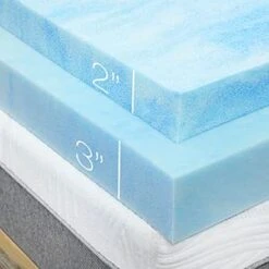 Gel Swirl Memory Foam Mattress Topper Made In USA 3-inch (Queen) -Delta Children Shop 31RXBiSlaNL