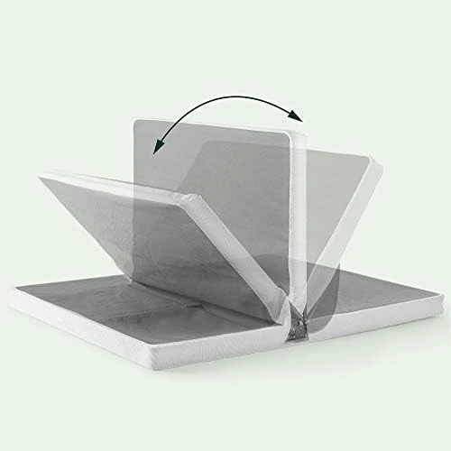 INUS No Assembly Box Spring / 4 Inch White Mattress Foundation / Sturdy Metal Structure, Queen,Grey 12 INUS No Assembly Box Spring / 4 Inch White Mattress Foundation / Sturdy Metal Structure, Queen,Grey - Image 10