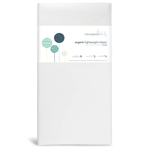 Naturepedic Organic Lightweight Classic Crib Mattress, 2-Stage Natural Mattress For Baby And Toddler Bed, Non-Toxic, 52" X 28" 3 Naturepedic Organic Lightweight Classic Crib Mattress, 2-Stage Natural Mattress For Baby And Toddler Bed, Non-Toxic, 52" X 28"