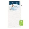 HALO DreamWeave Baby Crib Mattress And Toddler Bed, Breathable, Dual Sided 2-Stage Design, 100% Breathable Mattress, Machine Washable Cover, Hypoallergenic, Non-Toxic Materials, Greenguard  Cert. -Delta Children Shop 31Y7F0ACttL 1