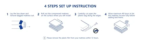 9 Inch I-Gel Multi Layered Memory Foam Mattress, Full, White 5 9 Inch I-Gel Multi Layered Memory Foam Mattress, Full, White - Image 3