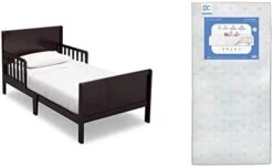 Delta Children Fancy Toddler Bed, Grey Twinkle Galaxy Dual Sided Recycled Fiber Core Crib And Toddler Mattress (Bundle) -Delta Children Shop 31aNssoXoaL. AC