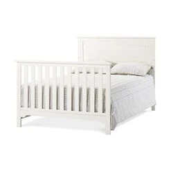 Child Craft Farmhouse Flat Top 4-in-1 Convertible Crib (Brushed Cotton) -Delta Children Shop 31cDxe28JxL