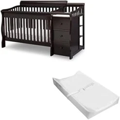 Delta Children Princeton Junction Convertible Crib N Changer, Grey -Delta Children Shop 31cyR3uf7L. AC