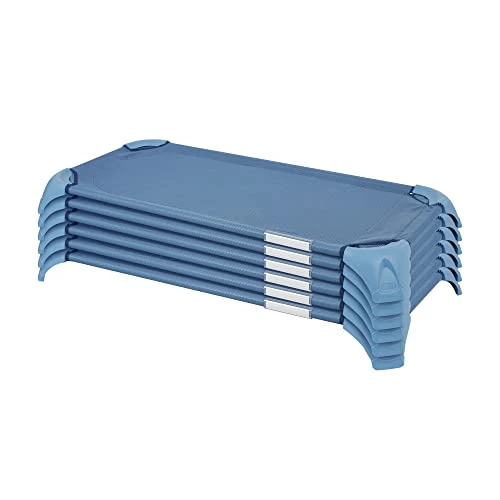 ECR4Kids Stackable Cozy Cot With Storage, Classroom Furniture, Sage, 6-Pack 9 ECR4Kids Stackable Cozy Cot With Storage, Classroom Furniture, Sage, 6-Pack - Image 7