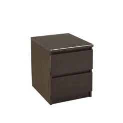 4 Piece Bedroom Set With 6 Drawer Double Dresser, 5 Drawer Chest And Two Nightstands In Coffee