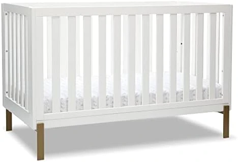 Delta Children Hendrix 4-in-1 Convertible Crib, Greenguard Gold Certified, Midnight Grey/Bronze 7 Delta Children Hendrix 4-in-1 Convertible Crib, Greenguard Gold Certified, Midnight Grey/Bronze - Image 5
