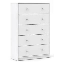 Wood 4 Piece Bedroom Set With Chest Nightstand & 2 Dressers In White -Delta Children Shop 31iDvngV4FS