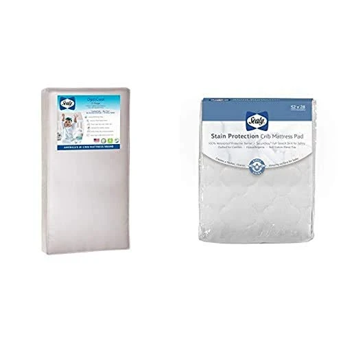 Sealy Baby OptiCool Baby Crib Mattress- Premium 2-Stage Toddler Bed Mattress- Sustainable Cool Gel- Waterproof Breathable Crib Mattress For Crib- Cotton- Certified For Safety- Standard Crib Mattress 7 Sealy Baby OptiCool Baby Crib Mattress- Premium 2-Stage Toddler Bed Mattress- Sustainable Cool Gel- Waterproof Breathable Crib Mattress For Crib- Cotton- Certified For Safety- Standard Crib Mattress - Image 5