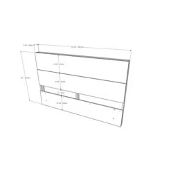 3 Piece Queen Size Bedroom Set In Bark Grey And Black -Delta Children Shop 31jEybmyPLL