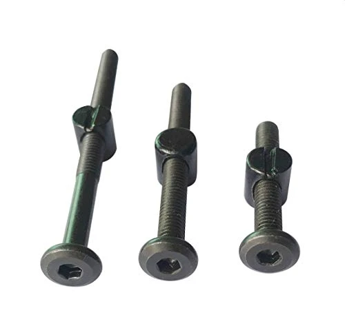 Black Baby Bed Crib Screws Hardware Replacement Kit 15-Set M6x40/50/60/70/80mm Hex Socket Head Bolt And Barrel Nuts Assortment Kit 4 Black Baby Bed Crib Screws Hardware Replacement Kit 15-Set M6x40/50/60/70/80mm Hex Socket Head Bolt And Barrel Nuts Assortment Kit - Image 2