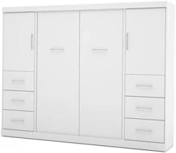 ESTAR Nebula 109" Full Wall Bed Kit, White -Delta Children Shop 31oB6LTImhL. AC