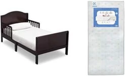 Delta Children Bennett Wood Toddler Bed - Greenguard Gold Certified, Grey -Delta Children Shop 31ogsB62WxL. AC