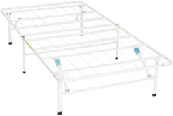 Foldable Metal Platform Bed Frame With Tool Free Setup, 14 Inches High, Queen, White 19 Foldable Metal Platform Bed Frame With Tool Free Setup, 14 Inches High, Queen, White -Delta Children Shop 31oidsVvsOL. AC