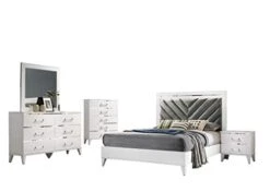 – Madison 6-Piece Queen Size White Bedroom Set. Bed, Dresser, Mirror, Chest & 2 Nightstands 13 – Madison 6-Piece Queen Size White Bedroom Set. Bed, Dresser, Mirror, Chest & 2 Nightstands -Delta Children Shop 31oq2pOhnrL