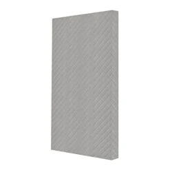 Dream On Me Asheville 4” Firm Fiber Crib And Toddler Mattress | Waterproof | GreenGuard Gold Certified | Dual-Sided Mattress | Grey Embossed Cover | Lightweight Reversible Design