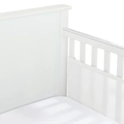 BreathableBaby Breathable Mesh Crib Liner – Classic Collection – White – Fits Full-Size Solid End Cribs Only – Anti-Bumper 15 BreathableBaby Breathable Mesh Crib Liner – Classic Collection – White – Fits Full-Size Solid End Cribs Only – Anti-Bumper -Delta Children Shop 31qIDodsTfL 1