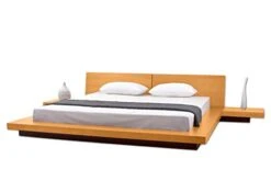 Matisse Fujian Modern Platform Bed 2 Night Stands Queen (Oak). 7 Matisse Fujian Modern Platform Bed 2 Night Stands Queen (Oak). -Delta Children Shop 31qcMoKnzmL