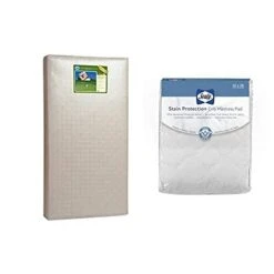 Sealy Soybean Foam-Core Waterproof Baby Crib And Toddler Mattress - Lightweight Soybean Foam-Core - Made In USA, 52"x28" -Delta Children Shop 31r PepNdRL