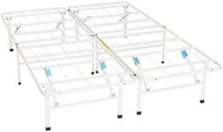 Foldable Metal Platform Bed Frame With Tool Free Setup, 14 Inches High, Queen, White 18 Foldable Metal Platform Bed Frame With Tool Free Setup, 14 Inches High, Queen, White -Delta Children Shop 31tnXSbP hL. AC