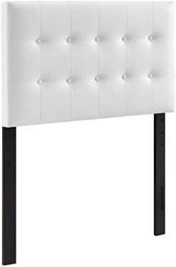 Emily Tufted Button Faux Leather Upholstered Twin Headboard In White -Delta Children Shop 31wy2PC0eL. AC