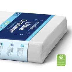 Moonlight Slumber Little Dreamer Crib Mattress - Firm, Dual Sided, Standard Size, Waterproof, 5inches.