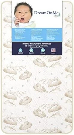 Dream On Me Twilight 5” 88 Coil Inner Spring Crib And Toddler Mattress, Greenguard Gold Certified, 10 Year Limited Warranty, Waterproof Vinyl Cover, Made In The U.S.A, Support And Comfort 19 Dream On Me Twilight 5” 88 Coil Inner Spring Crib And Toddler Mattress, Greenguard Gold Certified, 10 Year Limited Warranty, Waterproof Vinyl Cover, Made In The U.S.A, Support And Comfort -Delta Children Shop 410lWFQBpsL. AC